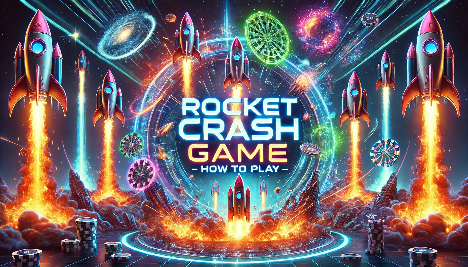 Online Gambling Rocket Game.